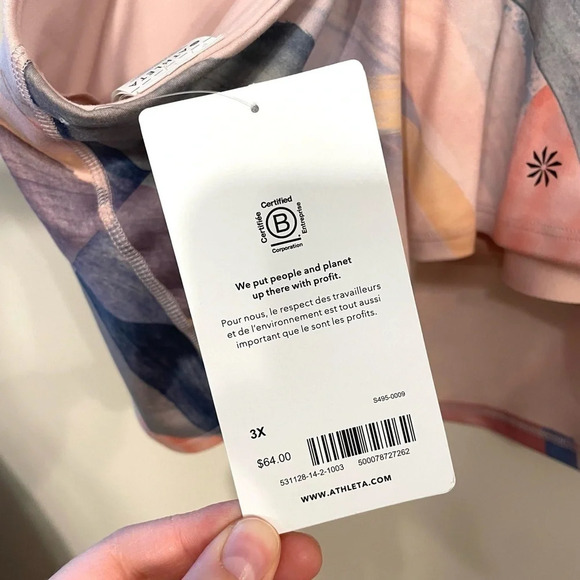 Athleta | Women's Conscious Crop High Neck Racerback Tank Size 3X - Picture 5 of 7